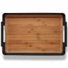 Plateau de service NORDIC KITCHEN 50 x 35 cm, noir, plastique/bambou, Eva Solo