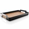 Plateau de service NORDIC KITCHEN 50 x 35 cm, noir, plastique/bambou, Eva Solo
