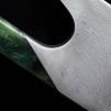Couteau de chef THE KNIFE JADE DAMASCUS 26 cm, vert, Güde
