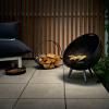 Plateau de service NORDIC KITCHEN 35 cm, noir, plastique/bambou, Eva Solo