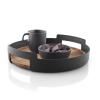 Plateau de service NORDIC KITCHEN 35 cm, noir, plastique/bambou, Eva Solo
