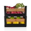Rangements de cuisine NORDIC KITCHEN 27 x 19 cm, noir, plastique/bambou, Eva Solo