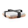 Porte serviette NORDIC KITCHEN 19 x 5 cm, noir, plastique/bambou, Eva Solo