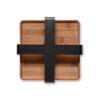 Porte serviette NORDIC KITCHEN 19 x 5 cm, noir, plastique/bambou, Eva Solo