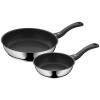Ensemble de poêles DEVIL, set de 2 pc, argenté, acier inoxydable, WMF
