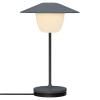Lampe de table sans fil ANI MINI 21 cm, LED, gris magnétique, aluminium, Blomus