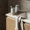 Plateau de service OKU 25 x 12,5 cm, brun, bois, Blomus