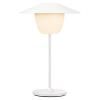 Lampe de table sans fil ANI MINI 21 cm, LED, blanc, aluminium, Blomus