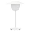 Lampe de table sans fil ANI MINI 21 cm, LED, blanc, aluminium, Blomus