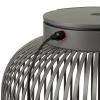 Lampe de table sans fil LITO M 30,5 cm, LED, gris granit, acier, Blomus