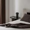 Lampe de table sans fil IRIS 18 cm, LED, gunmetal, aluminium, Blomus