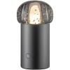 Lampe de table sans fil IRIS 18 cm, LED, gunmetal, aluminium, Blomus