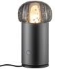 Lampe de table sans fil IRIS 18 cm, LED, gunmetal, aluminium, Blomus