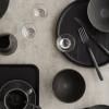 Plateau de service OKU 27,5 cm, noir, bois, Blomus