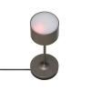 Lampe de table sans fil FAROL MINI 19,5 cm, LED, métal brûlé, aluminium, Blomus