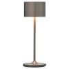 Lampe de table sans fil FAROL MINI 19,5 cm, LED, métal brûlé, aluminium, Blomus