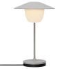 Lampe de table sans fil ANI MINI 21 cm, LED, gris satélite, aluminium, Blomus
