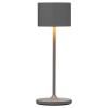 Lampe de table sans fil FAROL MINI 19,5 cm, LED, gris chaud, aluminium, Blomus