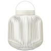 Lampe de table sans fil LITO M 30,5 cm, LED, gris soie, acier, Blomus