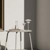 Lampe de table sans fil ANI MINI 21 cm, LED, gris chaud, aluminium, Blomus
