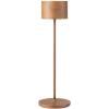 Lampe de table sans fil FAROL 35,5 cm, LED, aspect rouillé, aluminium, Blomus