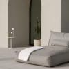 Lampe de table sans fil FAROL MINI 19,5 cm, LED, blanc, aluminium, Blomus