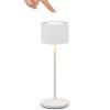 Lampe de table sans fil FAROL MINI 19,5 cm, LED, blanc, aluminium, Blomus
