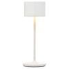 Lampe de table sans fil FAROL MINI 19,5 cm, LED, blanc, aluminium, Blomus