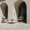 Lampe de jardin FAROL FLOOR 115 cm, LED, aspect rouillé, aluminium, Blomus