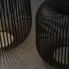 Lampe de table sans fil LITO M 30,5 cm, LED, noir, acier, Blomus
