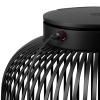 Lampe de table sans fil LITO M 30,5 cm, LED, noir, acier, Blomus