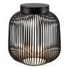 Lampe de table sans fil LITO M 30,5 cm, LED, noir, acier, Blomus