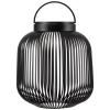 Lampe de table sans fil LITO M 30,5 cm, LED, noir, acier, Blomus