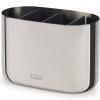 Verre porte brosse à dent EASYSTORE LUXE 70581 argent, acier inoxydable, Joseph Joseph