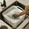 Bac à vaisselle WASH&DRAIN 851648 crème, plastique, Joseph Joseph