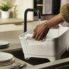 Bac à vaisselle WASH&DRAIN 851648 crème, plastique, Joseph Joseph