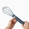 Fouet TWIST 981000 29 cm, pliable, bleu, silicone, Joseph Joseph