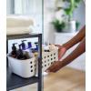 Boîte de rangement salle de bain EASYSTORE 70587 35 cm, écru, plastique, Joseph Joseph