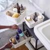 Boîte de rangement salle de bain EASYSTORE 70587 35 cm, écru, plastique, Joseph Joseph