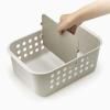 Boîte de rangement salle de bain EASYSTORE 70587 35 cm, écru, plastique, Joseph Joseph