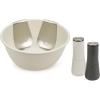 Set de moulins à sel et poivre SERVE IT IN STYLE 20184, avec bol de service et couverts, Joseph Joseph