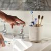 Verre porte brosse à dent EASYSTORE 70574 écru, plastique, Joseph Joseph