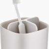 Verre porte brosse à dent EASYSTORE 70574 écru, plastique, Joseph Joseph