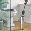 Brosse de toilettes FLEX 360 LUXE 70583 44 cm, argent, acier inoxydable, Joseph Joseph