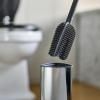 Brosse de toilettes FLEX 360 LUXE 70583 44 cm, argent, acier inoxydable, Joseph Joseph
