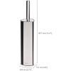 Brosse de toilettes FLEX 360 LUXE 70583 44 cm, argent, acier inoxydable, Joseph Joseph