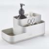 Organiseur de salle de bain EASYSTORE 70576 25 cm, écru, plastique, Joseph Joseph