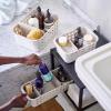 Boîte de rangement salle de bain EASYSTORE 70586 40 cm, écru, plastique, Joseph Joseph