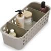 Boîte de rangement salle de bain EASYSTORE 70586 40 cm, écru, plastique, Joseph Joseph