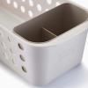 Boîte de rangement salle de bain EASYSTORE 70586 40 cm, écru, plastique, Joseph Joseph
